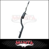 MANTA 3" TURBO BACK EXHAUST SYSTEM (DPF DELETE) FITS MITSUBISHI PAJERO SPORT QE QF QG 2.4L 4N15 4CYL 2015-2024 - CAT/MUFFLER
