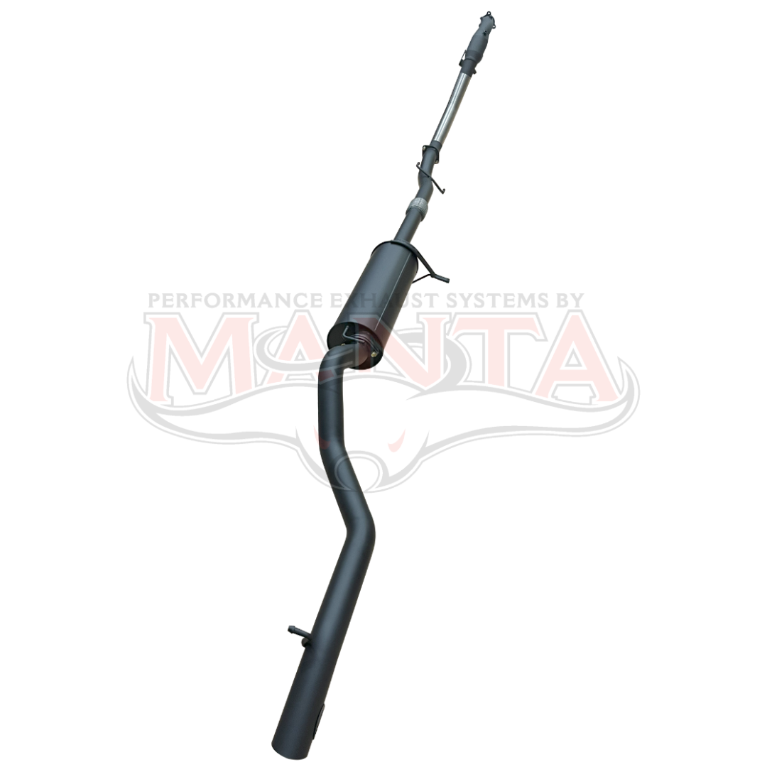 MANTA 3" TURBO BACK EXHAUST SYSTEM (DPF DELETE) FITS MITSUBISHI PAJERO SPORT QE QF QG 2.4L 4N15 4CYL 2015-2024 - CAT/MUFFLER