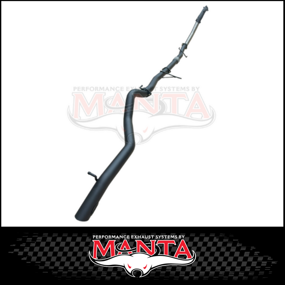 MANTA 3" TURBO BACK EXHAUST SYSTEM (DPF DELETE) FITS MITSUBISHI PAJERO SPORT QE QF QG 2.4L 4N15 4CYL 2015-2024 - NO CAT/PIPE