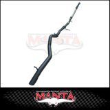 MANTA 3" TURBO BACK EXHAUST SYSTEM (DPF DELETE) FITS MITSUBISHI PAJERO SPORT QE QF QG 2.4L 4N15 4CYL 2015-2024 - NO CAT/PIPE