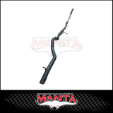 MANTA 3" TURBO BACK EXHAUST SYSTEM (DPF DELETE) FITS MITSUBISHI PAJERO SPORT QE QF QG 2.4L 4N15 4CYL 2015-2024 - NO CAT/HOTDO