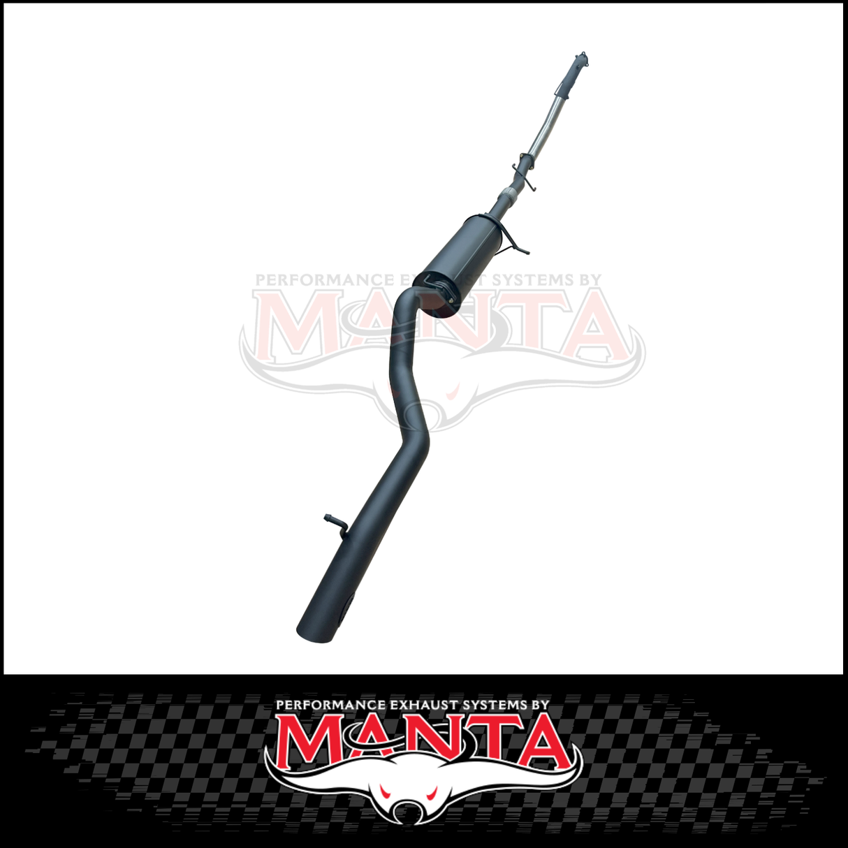 MANTA 3" TURBO BACK EXHAUST SYSTEM (DPF DELETE) FITS MITSUBISHI PAJERO SPORT QE QF QG 2.4L 4N15 4CYL 2015-2024 - NO CAT/MUFFL
