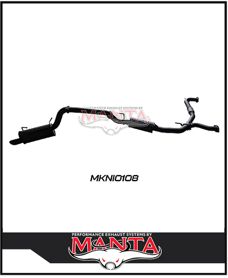MANTA 3" CAT BACK EXHAUST SYSTEM FITS NISSAN PATROL Y62 5.6L V8 2012-ON