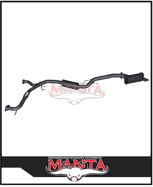 MANTA 3" CAT BACK EXHAUST SYSTEM FITS NISSAN PATROL Y62 5.6L V8 2012-ON