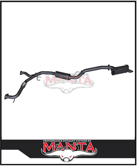 MANTA 3" CAT BACK EXHAUST SYSTEM FITS NISSAN PATROL Y62 5.6L V8 2012-ON