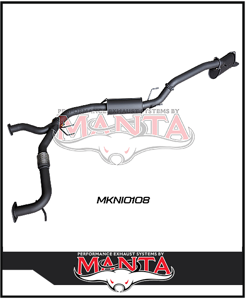 MANTA 3" CAT BACK EXHAUST SYSTEM FITS NISSAN PATROL Y62 5.6L V8 2012-ON