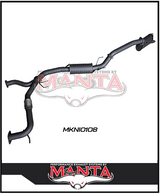 MANTA 3" CAT BACK EXHAUST SYSTEM FITS NISSAN PATROL Y62 5.6L V8 2012-ON