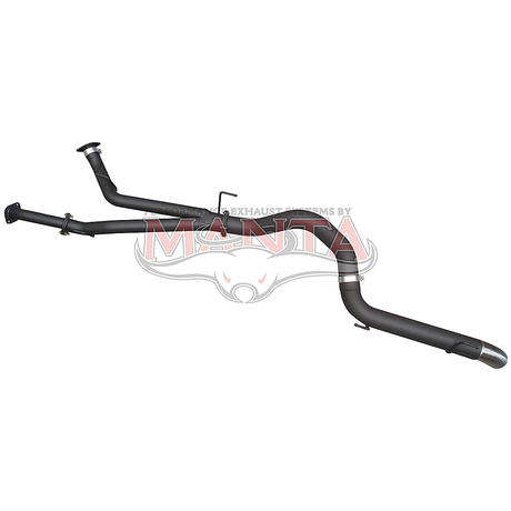 MANTA 3" TWIN INTO 4" DPF BACK EXHAUST FITS TOYOTA LANDCRUISER VDJ200R 2015-2021