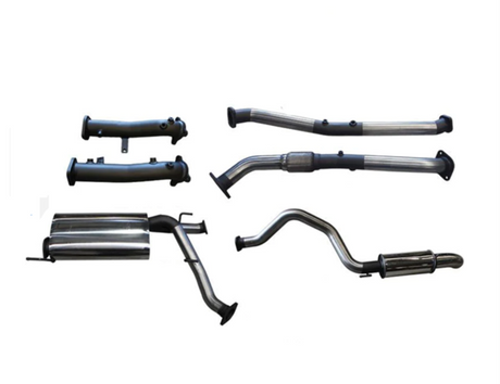 MANTA 2.5" TWIN INTO 3" TURBO BACK EXHAUST SYSTEM FITS TOYOTA LANDCRUISER VDJ200R 2015-2021