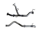 MANTA 2.5" TWIN INTO 3" DPF BACK EXHAUST FITS TOYOTA LANDCRUISER VDJ200R 2015-2021
