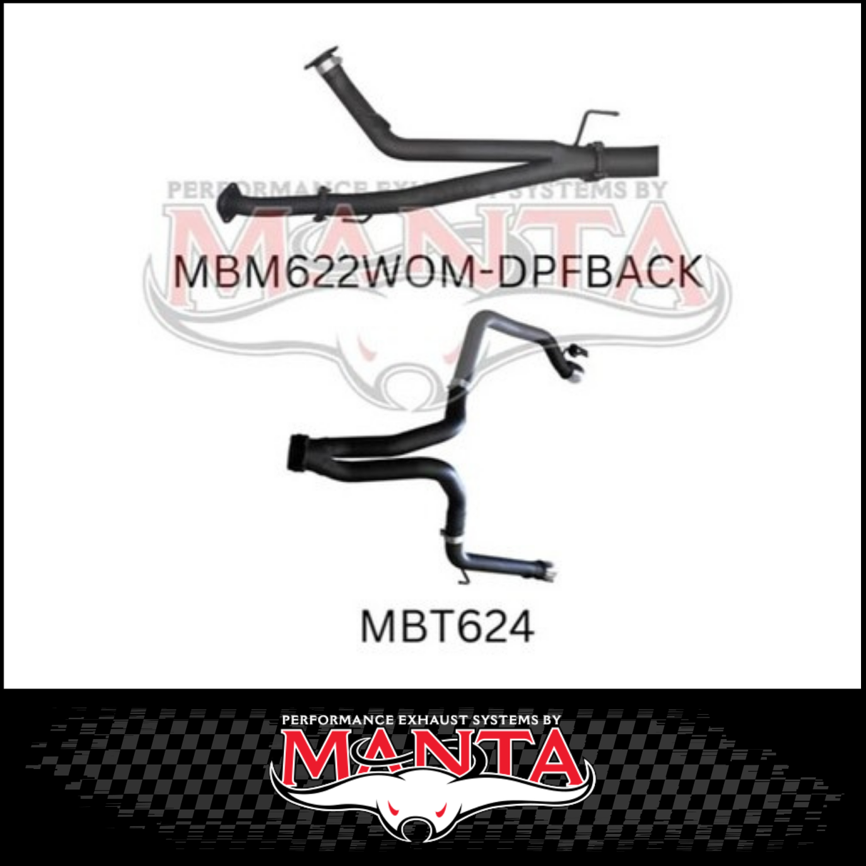MANTA 3" TWIN DPF BACK EXHAUST SYSTEM (L & R EXIT) FITS TOYOTA LANDCRUISER VDJ200R 4.5L V8 2015-2021