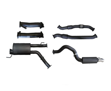 MANTA 3" TWIN INTO SINGLE 4" TURBO BACK EXHAUST SYSTEM FITS TOYOTA LANDCRUISER VDJ200R 2007-2015