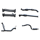 MANTA 2.5" TWIN INTO 3" TURBO BACK EXHAUST SYSTEM FITS TOYOTA LANDCRUISER VDJ200R 2007-2015