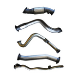 MANTA 3" TURBO BACK EXHAUST SYSTEM  FITS TOYOTA LANDCRUISER VDJ79R 4.5L V8 SINGLE CAB 2007-2016