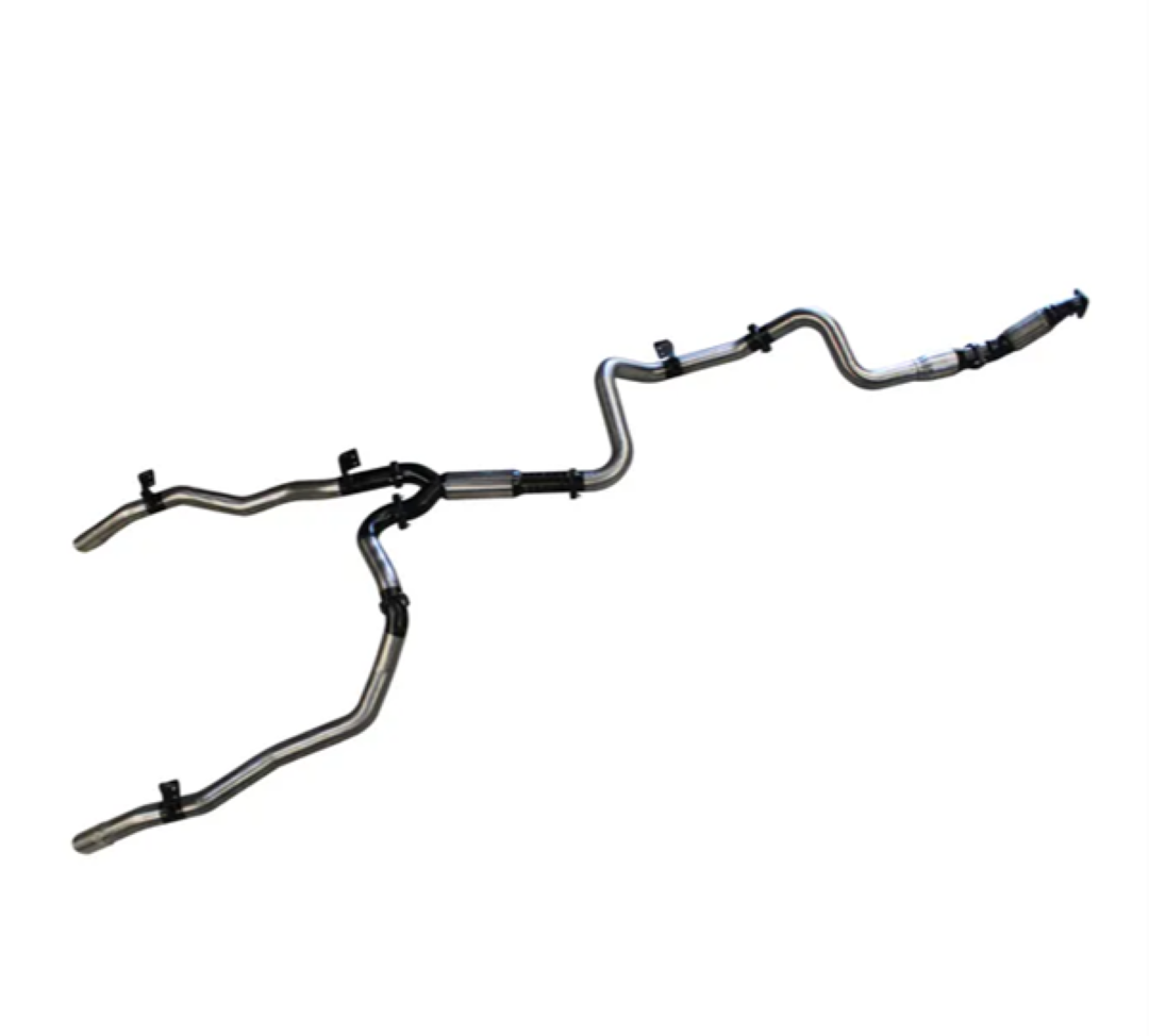 MANTA 3" TWIN TURBO BACK EXHAUST SYSTEM FITS TOYOTA LANDCRUISER VDJ79R 4.5L V8 SINGLE CAB 2007-2016