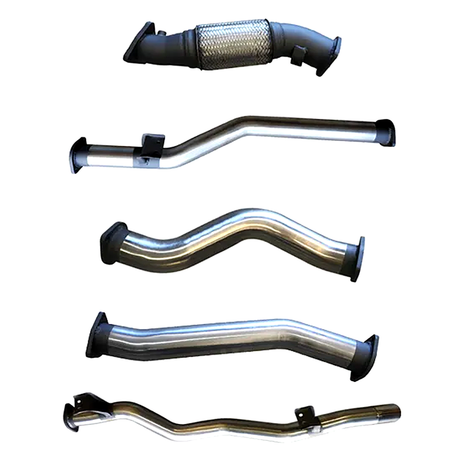 MANTA 3" TURBO BACK EXHAUST SYSTEM FITS TOYOTA LANDCRUISER VDJ79R 4.5L V8 DUAL CAB 2012-2016