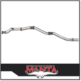 MANTA 4" DPF BACK EXHAUST SYSTEM FITS TOYOTA LANDCRUISER VDJ79R 4.5L V8 2016-2025