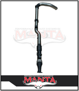 MANTA 4" TURBO BACK SIDE-EXIT EXHAUST SYSTEM (DPF DELETE) FITS TOYOTA LANDCRUISER VDJ79R 4.5L V8 SINGLE CAB 2016-2025