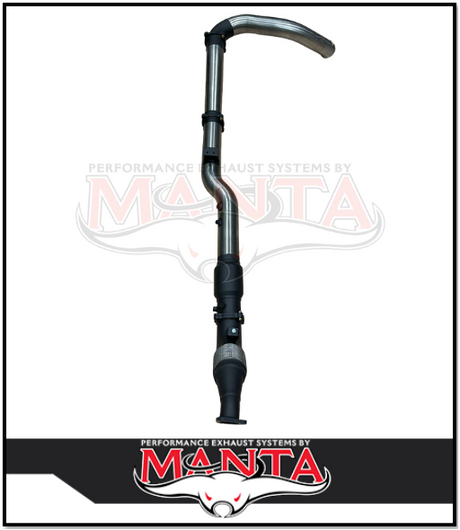 MANTA 4" TURBO BACK SIDE-EXIT EXHAUST SYSTEM (DPF DELETE) FITS TOYOTA LANDCRUISER VDJ79R 4.5L V8 SINGLE CAB 2016-2025