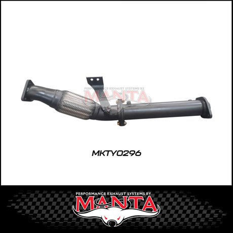 MANTA 3" DPF DELETE PIPE FITS TOYOTA LANDCRUISER VDJ79R 4.5L V8 2016-2025