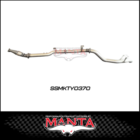 MANTA 4" TURBO BACK EXHAUST SYSTEM (DPF DELETE) FITS TOYOTA LANDCRUISER VDJ76R 4.5L V8 2016-2025