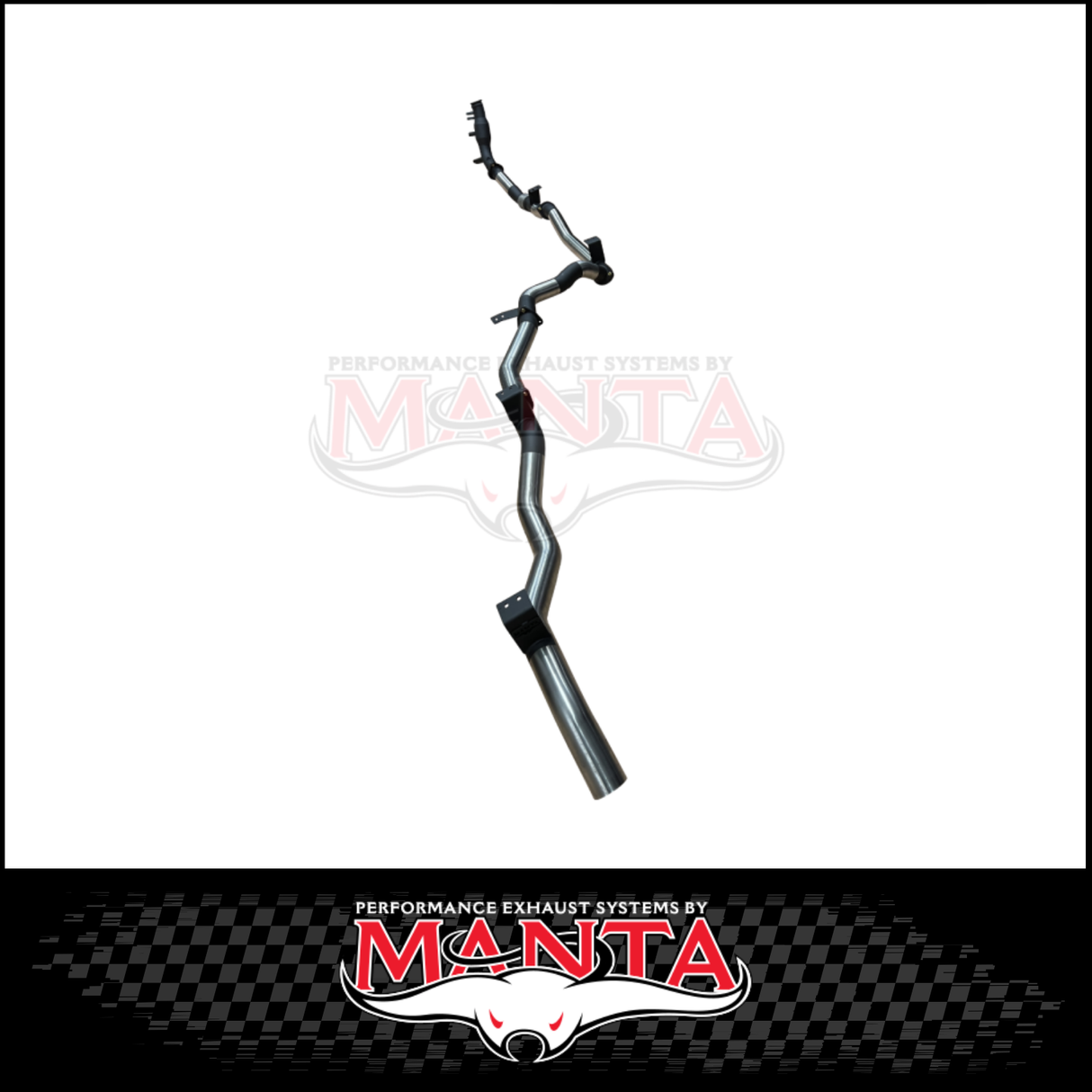 MANTA 3" TURBO BACK EXHAUST SYSTEM (DPF DELETE) FITS TOYOTA LANDCRUISER GDJ79R 2.8L 4CYL 10/2023-ON