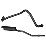 MANTA 2.5" ENGINE PIPE BACK EXHAUST SYSTEM FITS TOYOTA LANDCRUISER HZJ75R 4.2L 1HZ 1990-1999