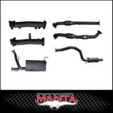 MANTA 2.5" TWIN INTO 3" STAINLESS STEEL TURBO BACK EXHAUST SYSTEM FITS TOYOTA LANDCRUISER VDJ200R 4.5L V8 2015-2021 - NO CATS/2 MUFFLERS (SSMKTY0104)