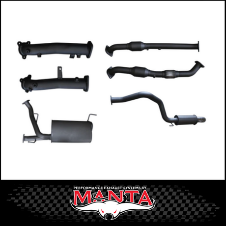 MANTA 2.5" TWIN INTO 3" STAINLESS STEEL TURBO BACK EXHAUST SYSTEM FITS TOYOTA LANDCRUISER VDJ200R 4.5L V8 2015-2021 - NO CATS/2 MUFFLERS (SSMKTY0104)