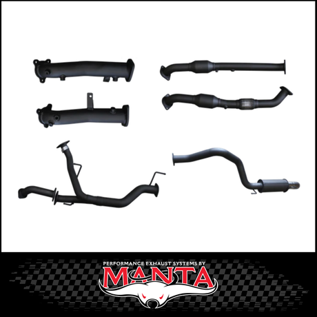 MANTA 2.5" TWIN INTO 3" STAINLESS STEEL TURBO BACK EXHAUST SYSTEM FITS TOYOTA LANDCRUISER VDJ200R 4.5L V8 2015-2021 - NO CATS/2 MUFFLERS (SSMKTY0104)