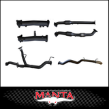 MANTA 2.5" TWIN INTO 3" STAINLESS STEEL TURBO BACK EXHAUST SYSTEM FITS TOYOTA LANDCRUISER VDJ200R 4.5L V8 2015-2021 - NO CATS/2 MUFFLERS (SSMKTY0104)