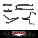 MANTA 3" TWIN TURBO BACK EXHAUST SYSTEM (L & R EXIT) FITS TOYOTA LANDCRUISER VDJ200R 4.5L V8 2015-2021