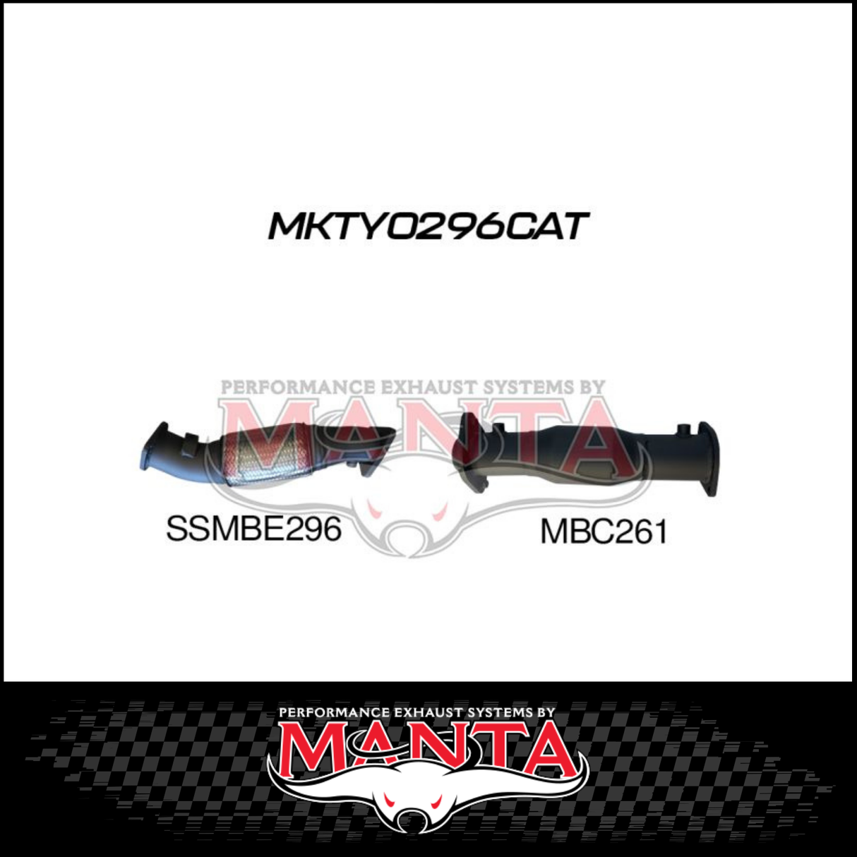 MANTA 3" DPF DELETE PIPE FITS TOYOTA LANDCRUISER VDJ79R 4.5L V8 2016-2025