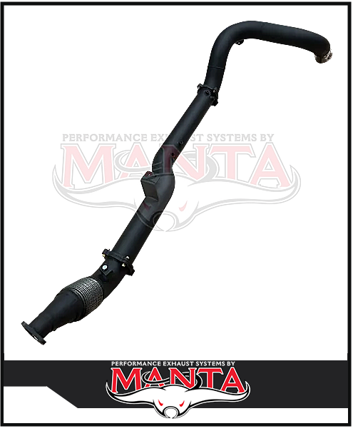 MANTA 4" TURBO BACK SIDE-EXIT EXHAUST SYSTEM (DPF DELETE) FITS TOYOTA LANDCRUISER VDJ79R 4.5L V8 DUAL CAB 2016-2025 - NO CAT