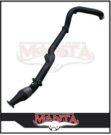 MANTA 4" TURBO BACK SIDE-EXIT EXHAUST SYSTEM (DPF DELETE) FITS TOYOTA LANDCRUISER VDJ79R 4.5L V8 DUAL CAB 2016-2025 - NO CAT