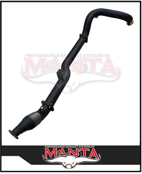 MANTA 4" TURBO BACK SIDE-EXIT EXHAUST SYSTEM (DPF DELETE) FITS TOYOTA LANDCRUISER VDJ79R 4.5L V8 DUAL CAB 2016-2025 - NO CAT