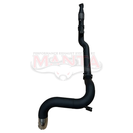 MANTA 4" TURBO BACK SIDE-EXIT EXHAUST SYSTEM (DPF DELETE) FITS TOYOTA LANDCRUISER VDJ79R 4.5L V8 DUAL CAB 2016-2025 - NO CAT