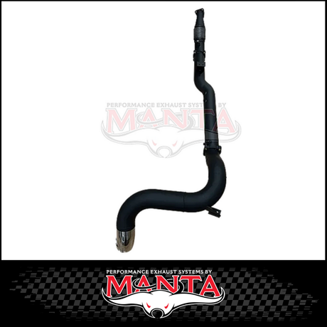 MANTA 4" TURBO BACK SIDE-EXIT EXHAUST SYSTEM (DPF DELETE) FITS TOYOTA LANDCRUISER VDJ79R 4.5L V8 DUAL CAB 2016-2025 - NO CAT