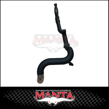 MANTA 4" TURBO BACK SIDE-EXIT EXHAUST SYSTEM (DPF DELETE) FITS TOYOTA LANDCRUISER VDJ79R 4.5L V8 SINGLE CAB 2016-2025 - NO CA