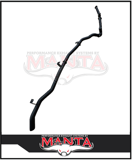 MANTA 3" DPF BACK EXHAUST SYSTEM FITS TOYOTA LANDCRUISER GDJ79R 2.8L 4CYL 10/2023-ON