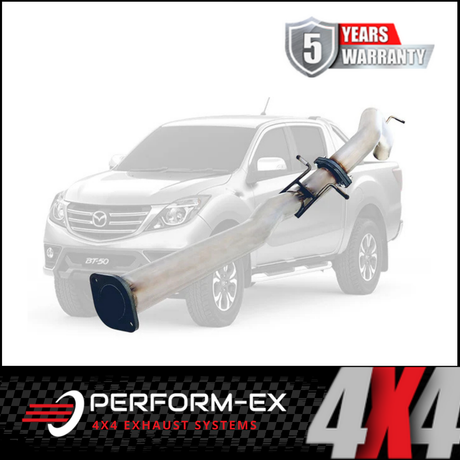 PERFORM-EX 3" STAINLESS STEEL DPF BACK EXHAUST SYSTEM FITS MAZDA BT-50 UR 3.2L TD 2016-6/2020