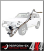 PERFORM-EX 3" STAINLESS STEEL TURBO BACK EXHAUST SYSTEM FITS NISSAN PATROL Y61 GU 3.0L TD WAGON 2000-2016 - CAT/HOTDOG (NI206