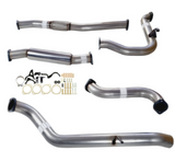 PERFORM-EX 3" STAINLESS STEEL TURBO BACK EXHAUST SYSTEM FITS NISSAN PATROL Y61 GU 3.0L TD WAGON 2000-2016 - NO CAT/HOTDOG (NI