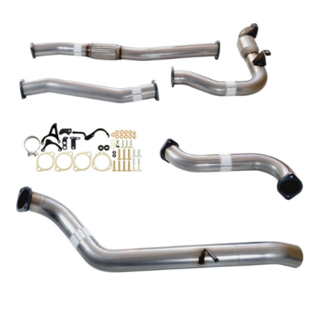 PERFORM-EX 3" STAINLESS STEEL TURBO BACK EXHAUST SYSTEM FITS NISSAN PATROL Y61 GU 3.0L TD WAGON 2000-2016 - CAT/PIPE ONLY (CA