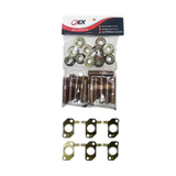 EXHAUST MANIFOLD GASKET, STUD & NUT KIT FITS TOYOTA LANDCRUISER HZJ105R 4.2L 1HZ