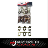 EXHAUST MANIFOLD GASKET, STUD & NUT KIT FITS TOYOTA LANDCRUISER HZJ105R 4.2L 1HZ