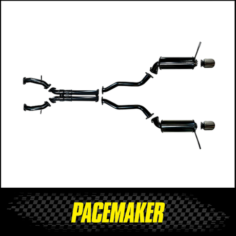 PACEMAKER 3" CATBACK EXHAUST SYSTEM FITS JEEP GRAND CHEROKEE WK2 SRT8 6.4L V8 2012-2021 (PP2654-51)