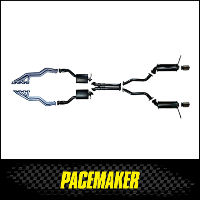PACEMAKER HEADERS, CATS AND 3" CATBACK EXHAUST SYSTEM FITS JEEP GRAND CHEROKEE WK2 SRT8 6.4L V8 2012-2021 (PP2654-52)