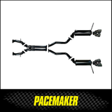 PACEMAKER 3" CATBACK EXHAUST SYSTEM FITS JEEP GRAND CHEROKEE WK2 TRACKHAWK 6.4L SUPERCHARGED V8 2018-2021 (PP2655-51)