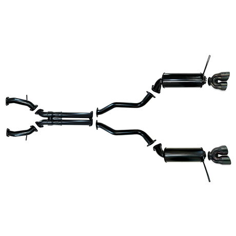 PACEMAKER 3" CATBACK EXHAUST SYSTEM FITS JEEP GRAND CHEROKEE WK2 TRACKHAWK 6.4L SUPERCHARGED V8 2018-2021 (PP2655-51)